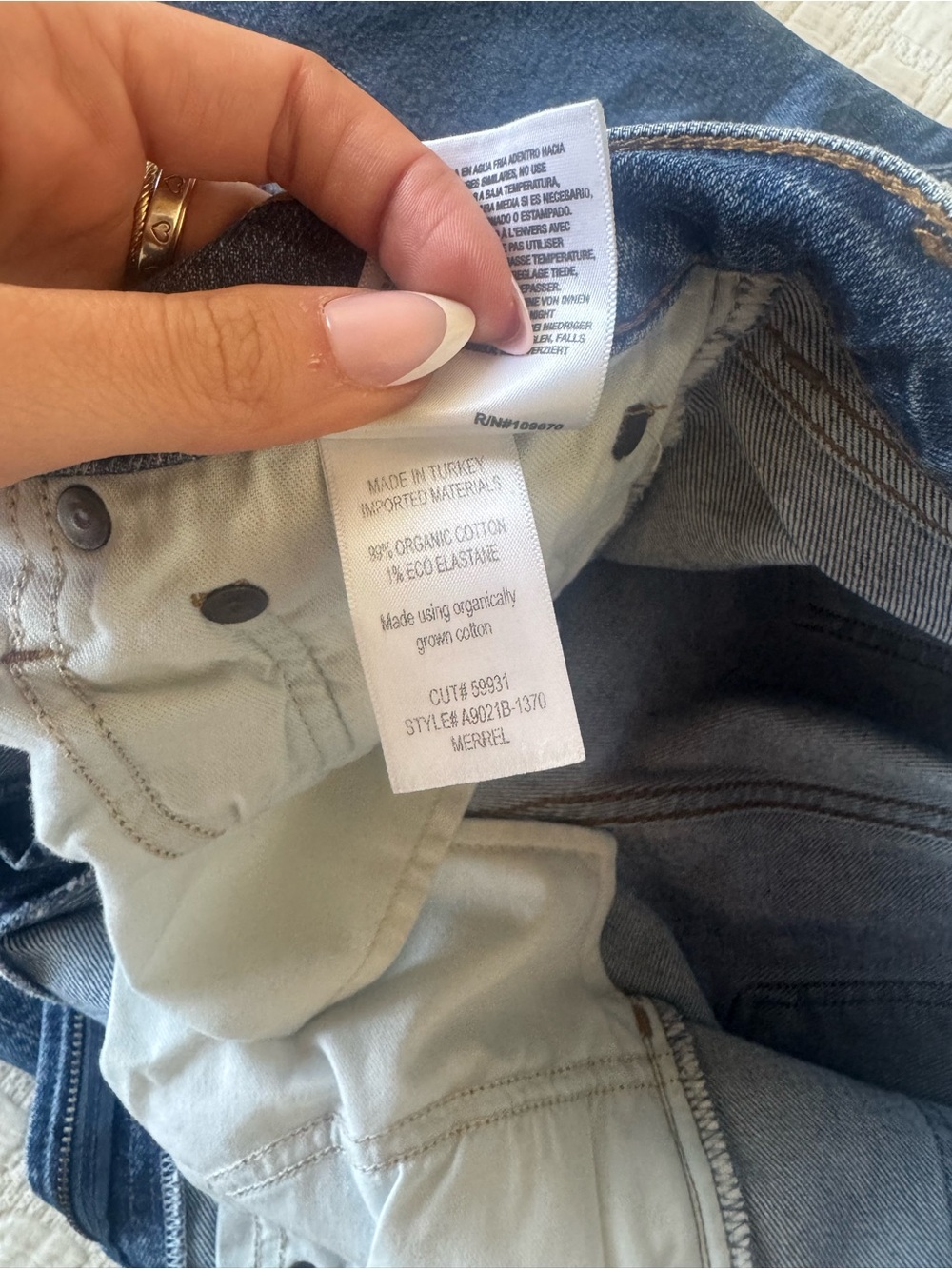 Agolde Merrell Mid Rise Straight Jean - Picture 7 of 7